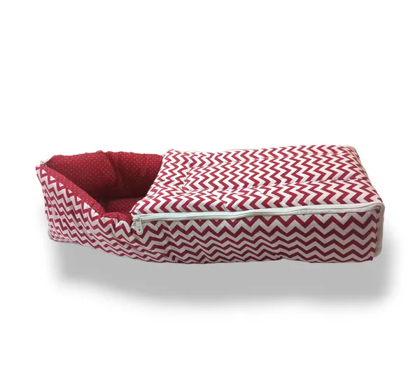 Red_3_In_1_Sleeping_Bag_Cum_Baby_Cotton_Bed_For_New_Born_Baby