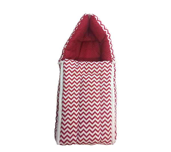 Red_3_In_1_Sleeping_Bag_Cum_Baby_Cotton_Bed_For_New_Born_Baby