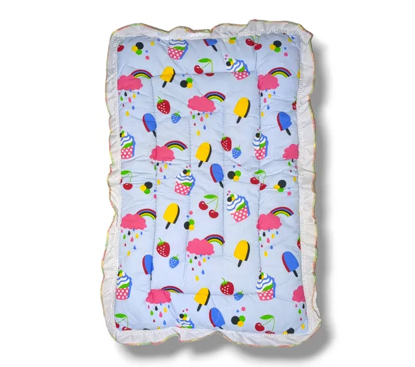 Set_of_3_Blue_Hosiery_Cloth_Set_|_For_Naming_Ceremony_|_Jhabla_Set,_Mattress,_Baby_Cradle_Swing