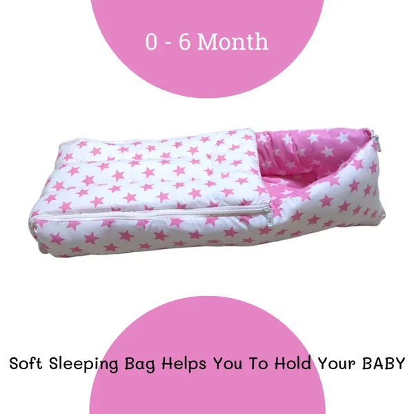 Pink_Carry_Nest_3_In_1_Baby_Sleeping_Bag_For_Newborn