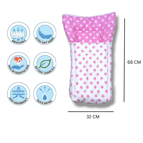 Pink_Carry_Nest_3_In_1_Baby_Sleeping_Bag_For_Newborn
