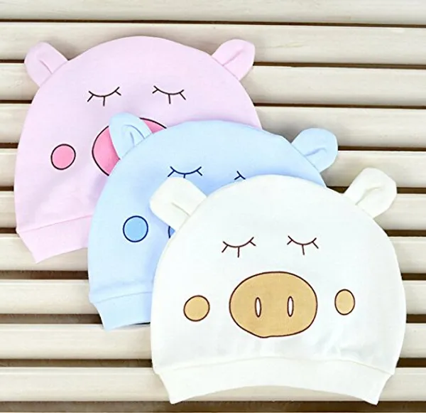 Pack_of_3_Multicolor_Cute_Cartoon_Print_Infant_Hat_|_For_Baby_Boys_&_Girls
