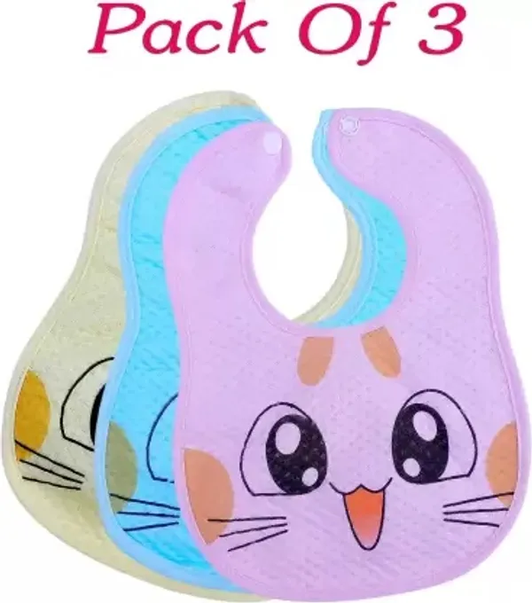 Set_of_3_Multicolor_Soft_Cotton_Apron_Bib_With_Titch_Button_|_For_New_Born_Baby