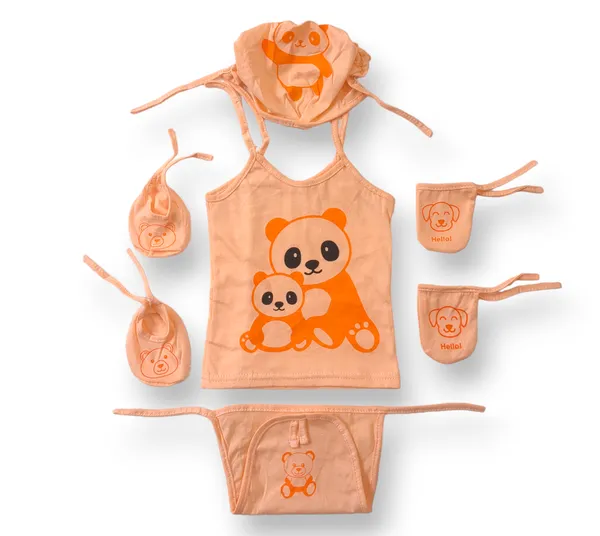 Set_of_3_Multicolor_Soft_Cotton_Hosiery_Cloth_Set_|_For_Naming_Ceremony_|_Jhabla_Vests,_Caps,_Booties,_Mittens,_Nappies