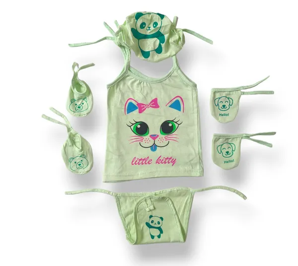 Set_of_3_Multicolor_Soft_Cotton_Hosiery_Cloth_Set_|_For_Naming_Ceremony_|_Jhabla_Vests,_Caps,_Booties,_Mittens,_Nappies
