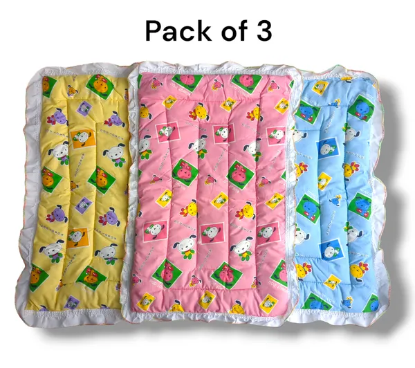 Set_of_3_Multicolor_Cotton_Baby_Mattress_|_For_Baby