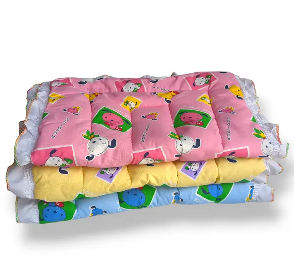 Set_of_3_Multicolor_Cotton_Baby_Mattress_|_For_Baby
