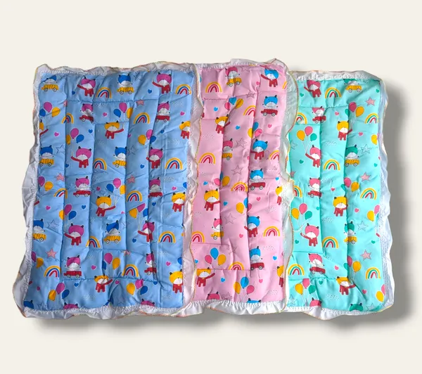 Set_of_3_Multicolor_Cotton_Baby_Mattress_|_For_Baby