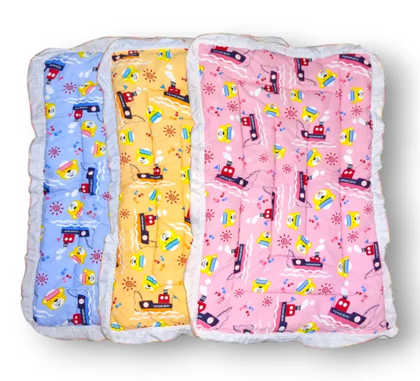Set_of_3_Multicolor_Cotton_Baby_Mattress_|_For_Baby