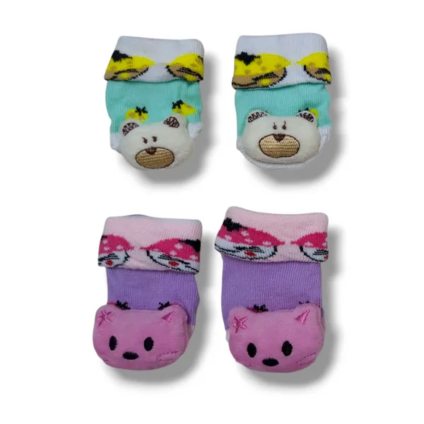 Pack_Of_6_Pair_Cotton_Teddy_Cartoon_Face_Ankle_Socks_|_Anti-Slip_Newborn_Socks