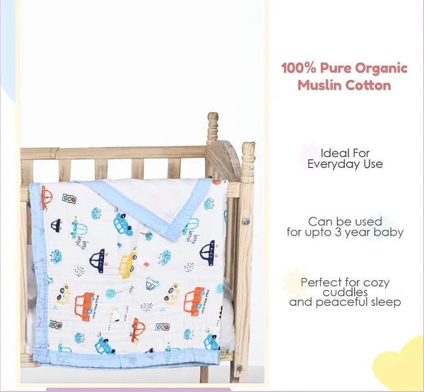 White_6_Layers_Breathable_Cotton_Muslin_Blankets_For_Toddler_|_100_x_100_Cm