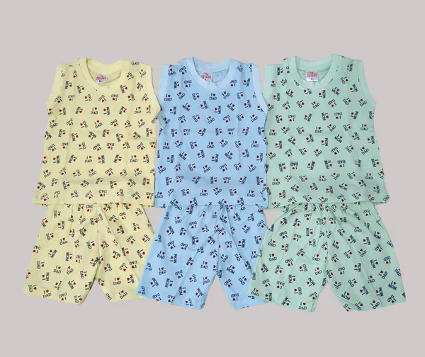 Set_of_3_Multicolor_Hosiery_Cotton_T-Shirt_&_Shorts_Set_|_For_Baby_Boy_&_Girl
