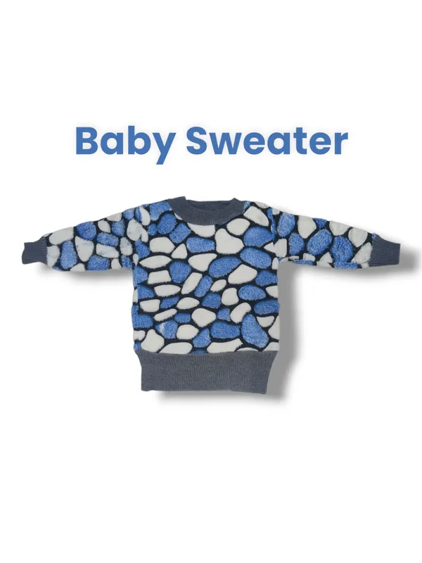 Blue_Round_Neck_Woolen_Sweater_|_For_Baby_Girls_&_Boys