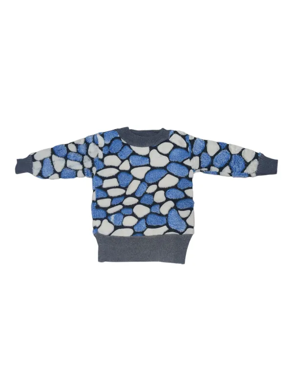 Blue_Round_Neck_Woolen_Sweater_|_For_Baby_Girls_&_Boys
