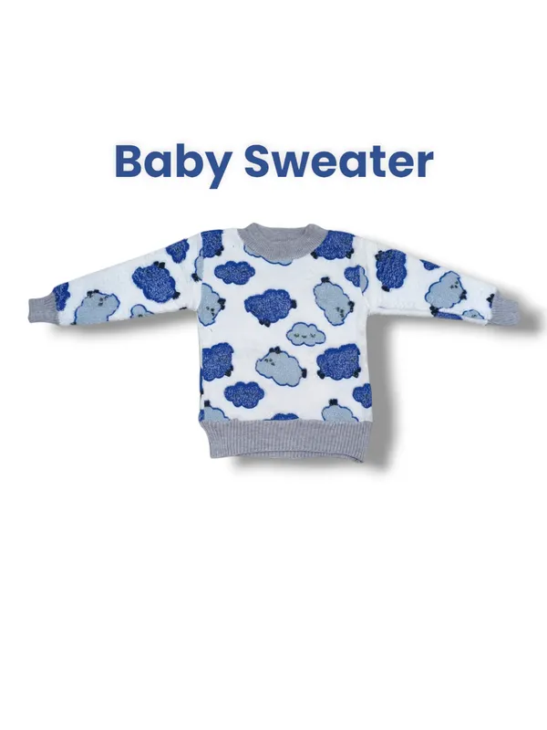 White_Round_Neck_Woolen_Sweater_|_For_Baby_Girls_&_Boys