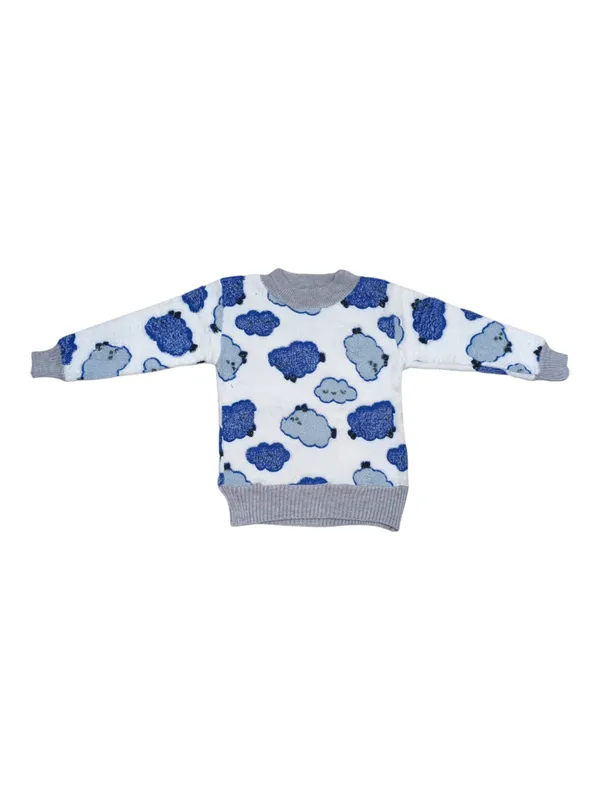 White_Round_Neck_Woolen_Sweater_|_For_Baby_Girls_&_Boys