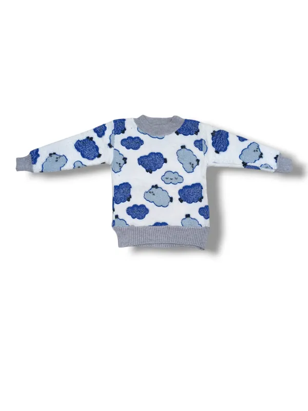 White_Round_Neck_Woolen_Sweater_|_For_Baby_Girls_&_Boys