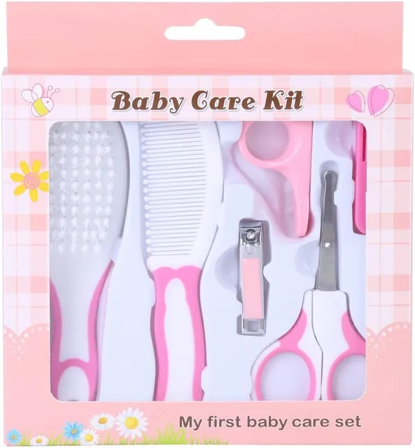 Set_of_6_Pink_Baby_Grooming_Healthcare_Kit