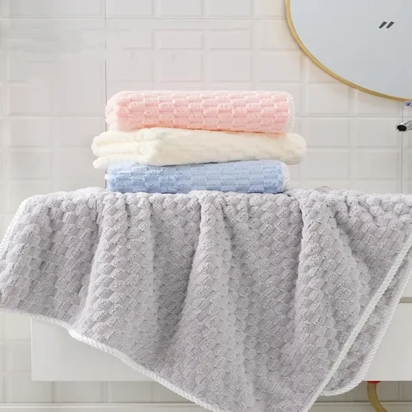 Blue_Soft_Breathable_Coral_Velvet_Hand_Towel_for_Bathroom_|_20_x_38_inch