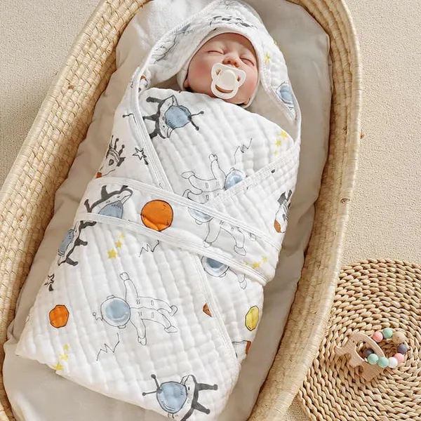 White_Baby_Swaddle_Wrap_Blanket_For_Newborns_Infants_And_Toddlers