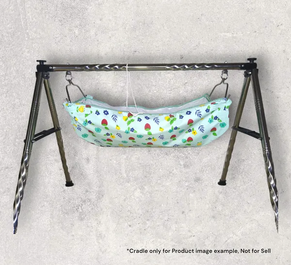 Green_Khoya_Cradle_Cotton_Cloth_Zoli_With_Mosquito_Net