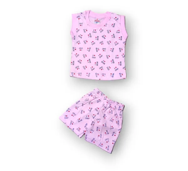 Set_of_2_Multicolor_Cotton_Sleeveless_T-Shirt_With_Short_|_For_Baby_Boys_&_Girls