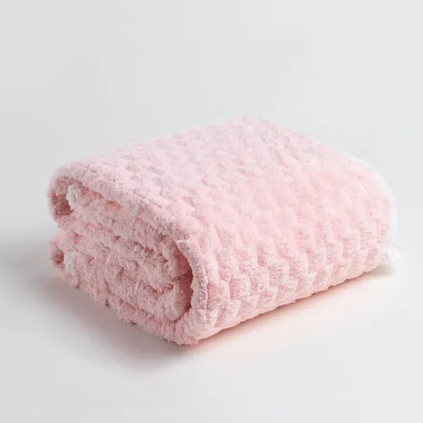 Pink_Soft_Breathable_Coral_Velvet_Hand_Towel_for_Bathroom_|_20_x_38_inch