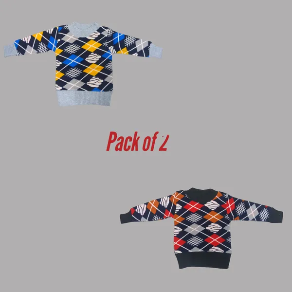 Pack_of_2_Multicolor_Round_Neck_Sweat_T-Shirts_|_For_Baby