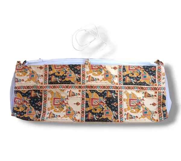 Brown_Soft_Cloth_Baby_Hammock_With_Mosquito_Net_With_Cotton_Plastic_Sheet
