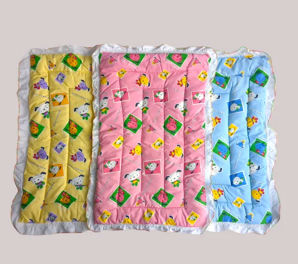 Set_of_3_Multicolor_Cotton_Baby_Mattress_|_For_Baby