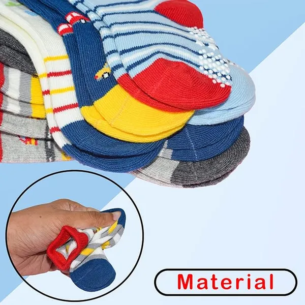 Pair_of_6_Multicolor_Anti_Slip_Cotton_Socks_|_For_Baby