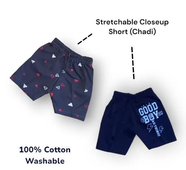 Set_of_2_Multicolor_Cotton_Half_Sleeve_T-Shirt_With_Shorts_Set_|_For_Baby_Boys_&_Girls