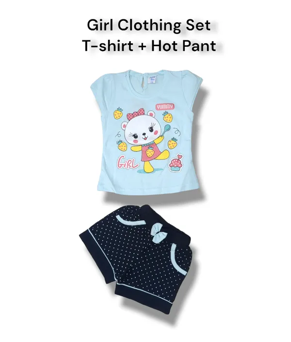 Blue_Cotton_Top_&_Shorts_|_For_Baby_Girl_Clothing_Set