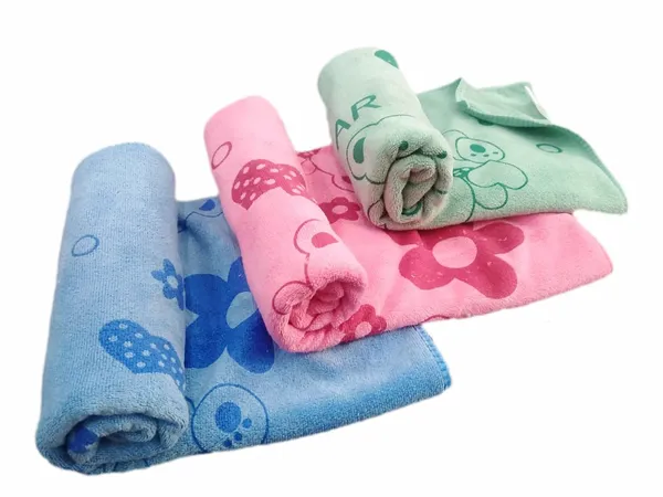 Pack_of_3_Multicolor_Quick_Water_Absorb_Microfiber_Cotton_Bath_Towel_|_For_Newborn_Baby_Infants_|_24X48_Inch
