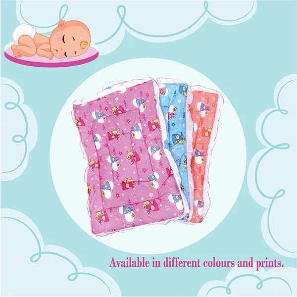 Set_of_3_Multicolor_Cotton_Hosiery_Cloth_Set_|_For_Naming_Ceremony_|_Jhabla,_Booties,_Mittens,_Caps,_Nappies_&_Sleeping_Bed