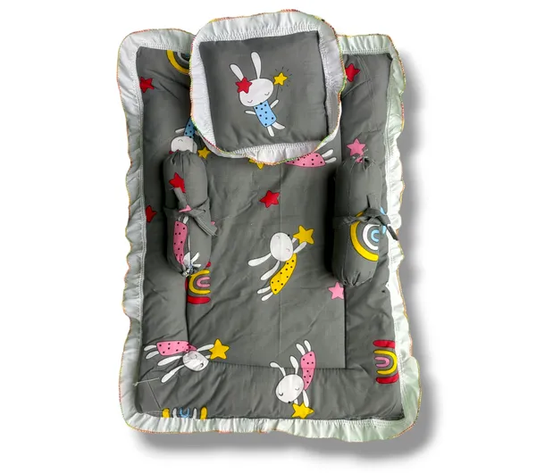 Pack_of_4_Black_Super_Soft_Bedding_Set_For_Baby