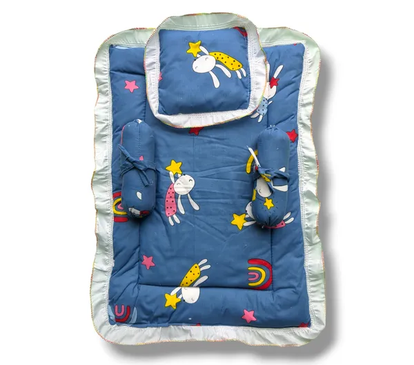 Set_of_4_Green_Super_Soft_Bedding_Set_For_Baby