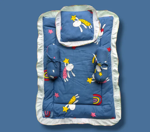 Set_of_4_Green_Super_Soft_Bedding_Set_For_Baby
