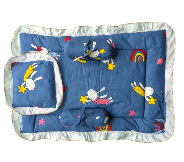 Set_of_4_Green_Super_Soft_Bedding_Set_For_Baby
