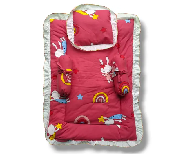 Set_of_4_Green_Super_Soft_Bedding_Set_For_Baby