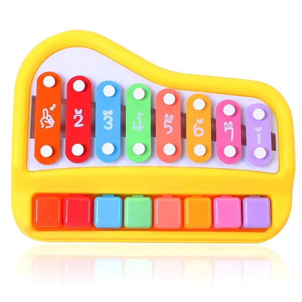 Yellow_Beautiful_Melody_Big_Xylophone_Piano_Scales_With_8_Color_Key