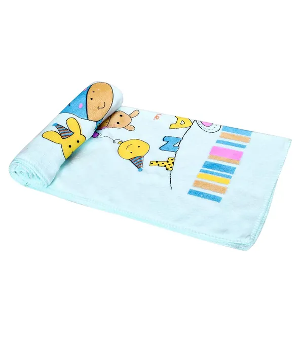 Set_of_1_Multicolor_Quick_Water_Absorb_Microfiber_Cotton_Bath_Towel_|_For_Newborn_Baby_Infants_|_24X48_Inch