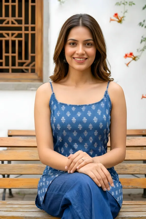 Stylish_Body_Fit_Denim_Spaghetti_Kurti_Top_with_Back_Tie_Up