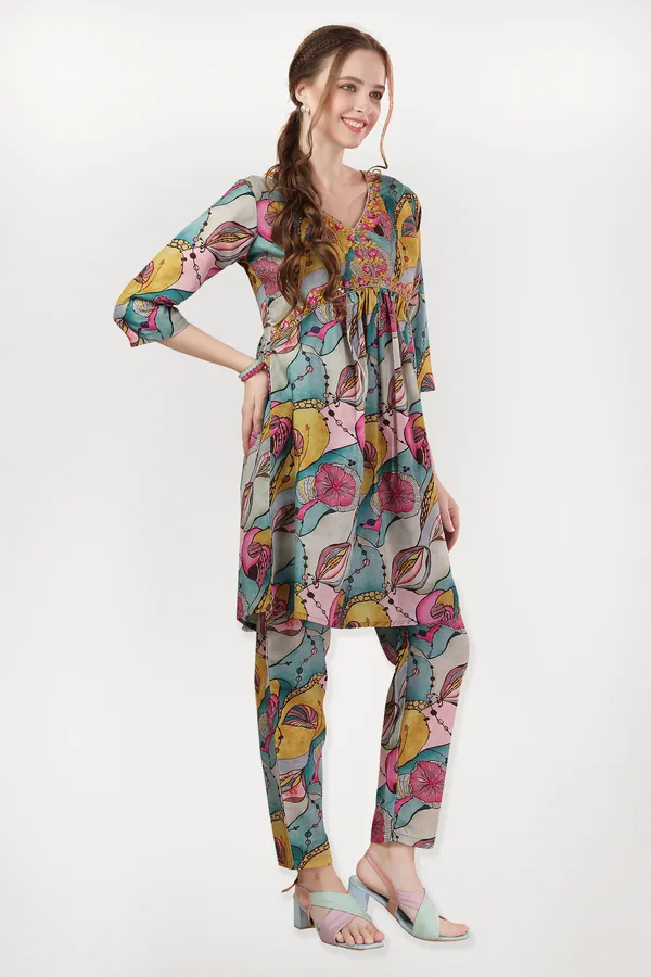 Ethnic_Abstract_Multicolor_Flower_Print_Cotton_Alia_Cut_Co-ord_Set