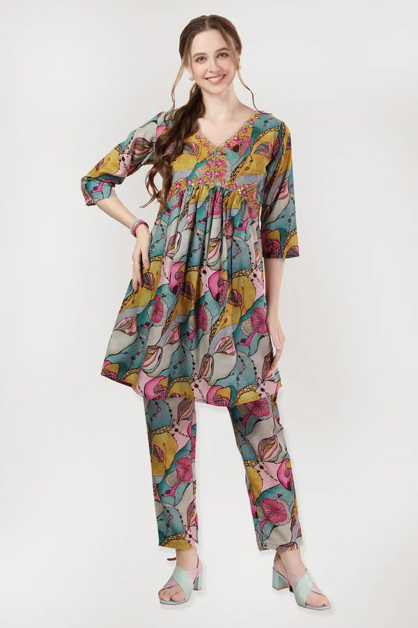Ethnic_Abstract_Multicolor_Flower_Print_Cotton_Alia_Cut_Co-ord_Set