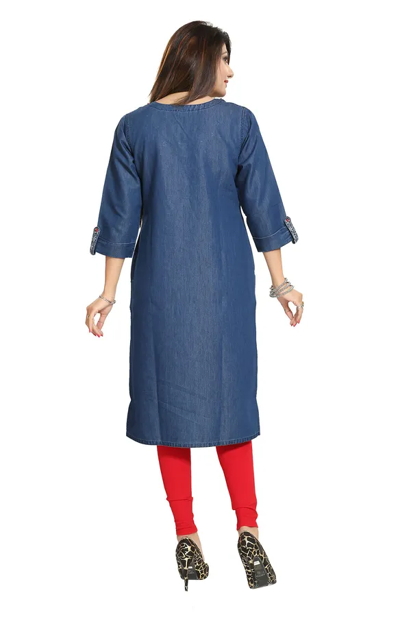 Denim_Tunic_with_Pockets_and_Thread_Work