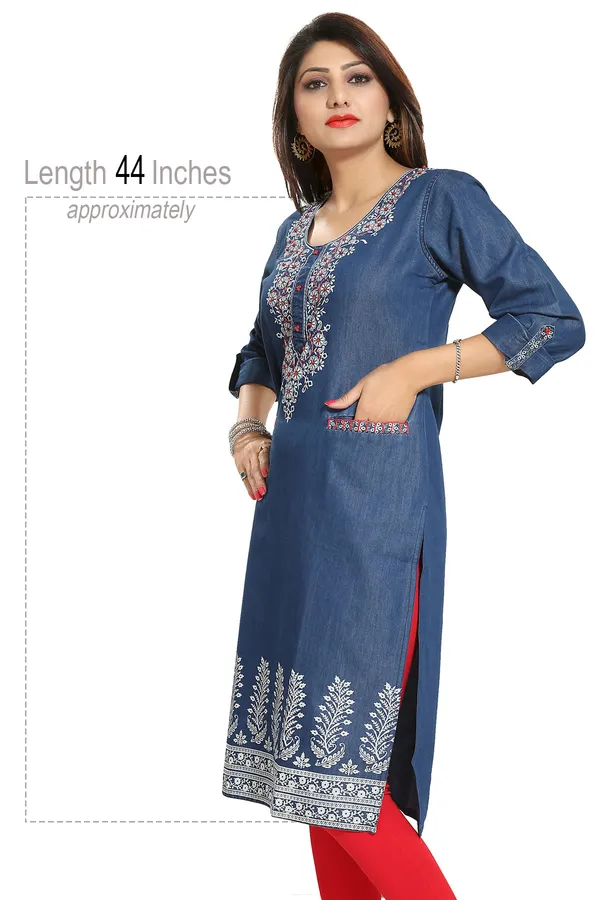 Denim_Tunic_with_Pockets_and_Thread_Work