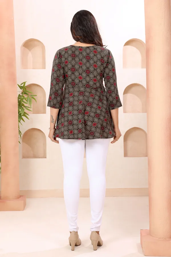 Beautiful_Brown_Short_Flared_Tunic_Top_for_Women