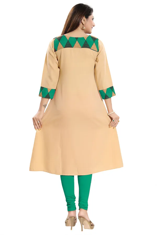 Graceful_Green_Poly_Crepe_Asymmetrical_Designer_Tunic_for_Everyday_Wear