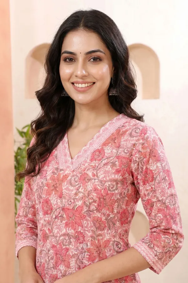 Pink_Chikankari_Embroidered_Printed_Kurti_for_Women_with_Soft_Lining